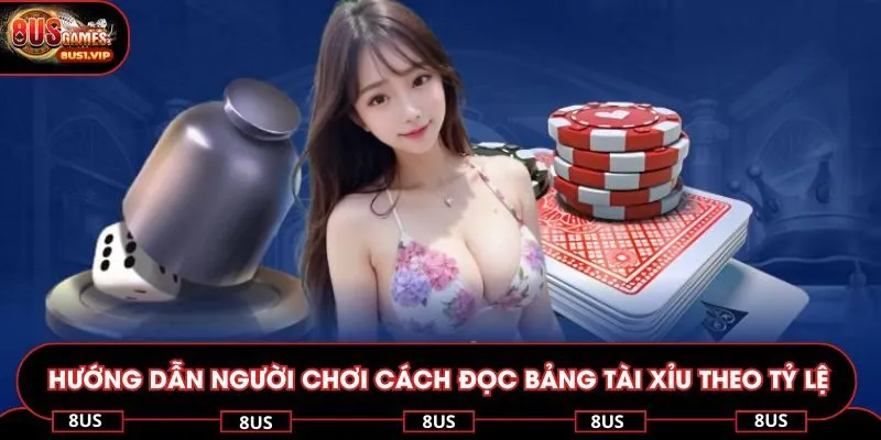 Hướng dẫn người chơi cách đọc bảng tài xỉu theo tỷ lệ