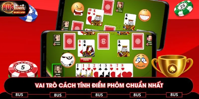 Vai trò cách tính điểm phỏm chuẩn nhất