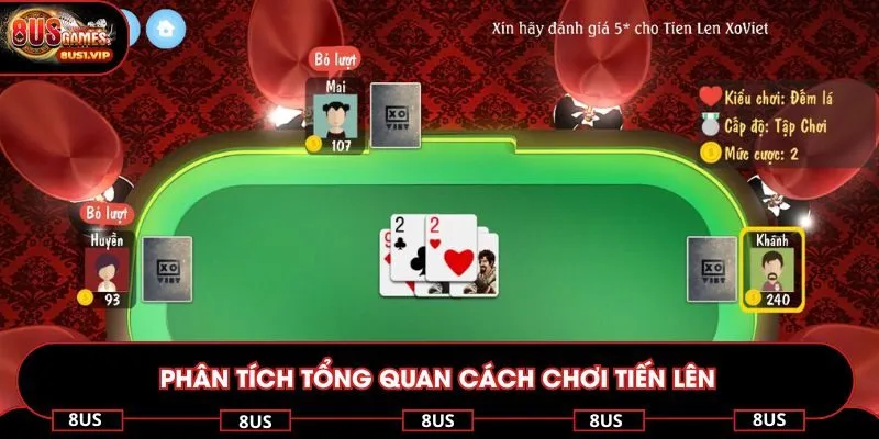 Phân tích tổng quan cách chơi tiến lên