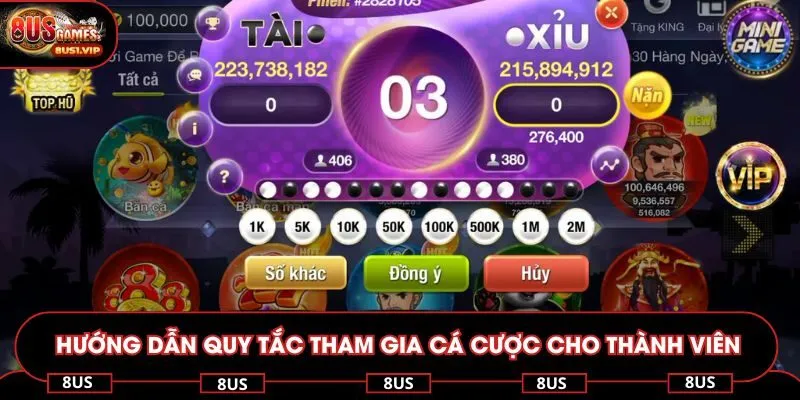 Hướng dẫn quy tắc tham gia cá cược cho thành viên